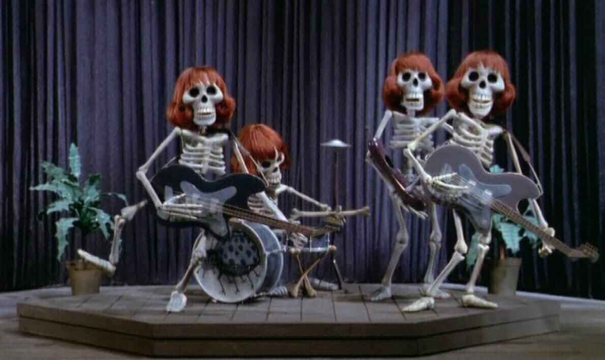 The Skeleton Band mad monster party