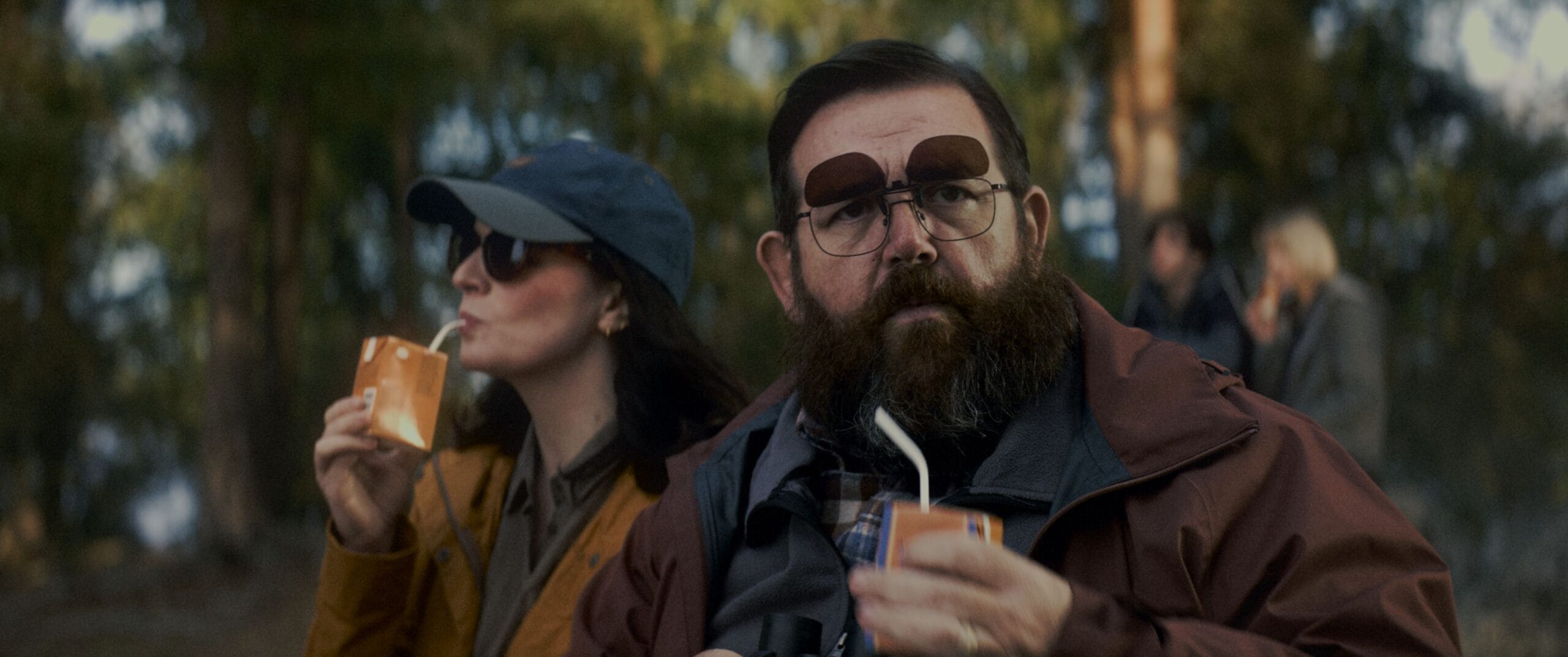 GET AWAY Still 2 scaled GET AWAY Review: Nick Frost and The Fam Go On A Little Vacay of Horrors 11 Aisling
Bea
and Nick Frost
in Steffen Haars’ GET AWAY. Courtesy of IFC Films
and Shudder.
